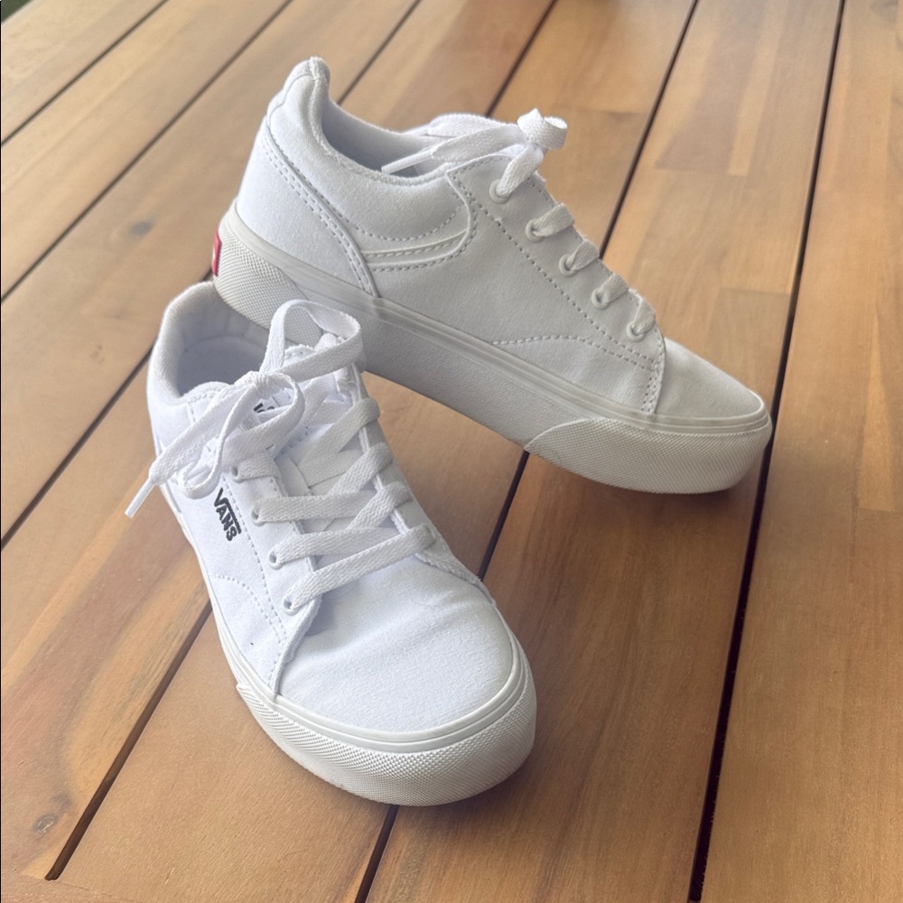 Vans Kids Classic White Sneakers
